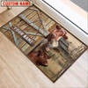 Joycorners Shorthorn Barn Custom Name Doormat