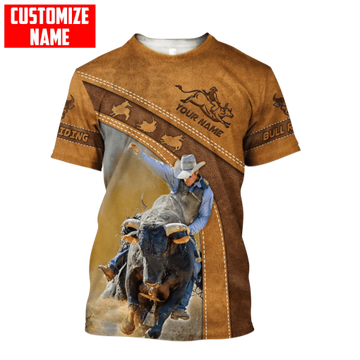 Joycorners Rodeo - Bull Riding Personalized Name Shirts