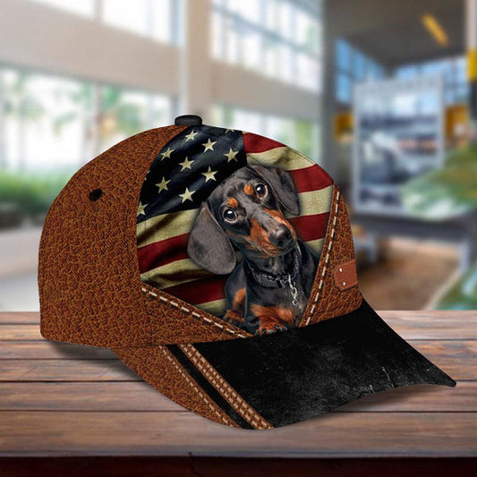 Joycorners Dachshund Kiss Customized Name And Dog Cap