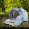 Joycorners Dachshund Jeans Pattern Customized Name And Dog Cap