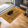 Joycorners Pig Life Is Better On The Farm Custom Name Coir Doormat