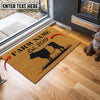 Joycorners Belted Galloway Custom Farm Name Custom Year Coir Doormat