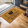 Joycorners Highland Life Is Better On The Farm Custom Name Coir Doormat