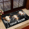 Joycorners Broken Glass Custom Name 3D Doormat (14 Cattle Breeds)