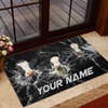 Joycorners Broken Glass Custom Name 3D Doormat (14 Cattle Breeds)