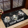 Joycorners Broken Glass Custom Name 3D Doormat (14 Cattle Breeds)