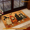 Joycorners Cute Halloween Cat Doormat, Cat Squad, Spooky Doormat For Home Decor Housewarming Gift, Welcome Mat Gift For Cat Lovers LM0210