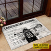 Joycorners Personalized Lacrosse Doormat, Lacrosse Life Lessons, Motivational Quotes Doormat For Home Decor Housewarming Gift, Welcome Mat Gift For Lacrosse Lovers LM0210