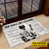 Joycorners Personalized Softball Doormat, Softball Life Lessons, Motivational Quotes Doormat For Home Decor Housewarming Gift, Welcome Mat Gift For Softball Lovers LM0210