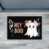 Joycorners Cute Halloween Doormat, Hey Boo, Doormat For Home Decor Housewarming Gift, Welcome Mat Gift LM0210