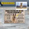 Joycorners Personalized Funny Dog Doormat, Please Remember, Doormat For Home Decor Housewarming Gift, Welcome Mat Gift For Dog Lovers LM0210