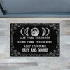Joycorners Halloween Doormat, Salt From The Earth, Doormat For Home Decor Housewarming Gift, Welcome Mat Gift LM0210