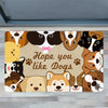 Joycorners Funny Dog Doormat, Hope You Like Dogs, Dog Doormat For Home Decor Housewarming Gift, Welcome Mat Gift For Dog Lovers LM0210
