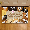Joycorners Funny Dog Doormat, Hope You Like Dogs, Dog Doormat For Home Decor Housewarming Gift, Welcome Mat Gift For Dog Lovers LM0210