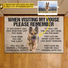 Joycorners Personalized Funny Dog Doormat, Please Remember, Doormat For Home Decor Housewarming Gift, Welcome Mat Gift For Dog Lovers LM0210
