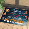 Joycorners Funny Christmas Doormat, This Side Of The Nuthouse Doormat For Home Decor Housewarming Gift, Welcome Mat Gift LM0210