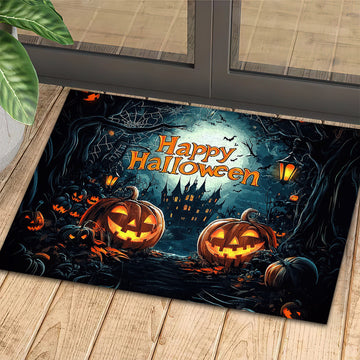 Joycorners Halloween Doormat, Happy Halloween, Doormat For Home Decor Housewarming Gift, Spooky Season Welcome Mat Gift LM0210