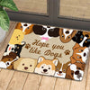 Joycorners Funny Dog Doormat, Hope You Like Dogs, Dog Doormat For Home Decor Housewarming Gift, Welcome Mat Gift For Dog Lovers LM0210