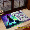 Joycorners Personalized Halloween Witch Doormat, The Witch Is In, Doormat For Home Decor, Housewarming Gift, Spooky Welcome Mat Gift For Witch Lovers LM0210
