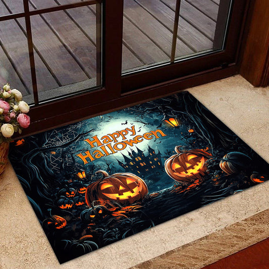Joycorners Halloween Doormat, Happy Halloween, Doormat For Home Decor Housewarming Gift, Spooky Season Welcome Mat Gift LM0210