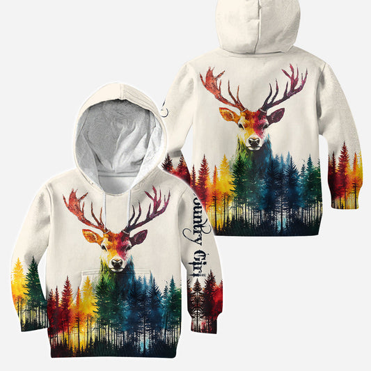 Joycorners Country Girl - Personalized Hunting Hoodie and Leggings 3 LM2811