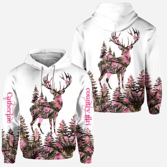 Joycorners Country Girl - Personalized Hunting Hoodie and Leggings LM2811