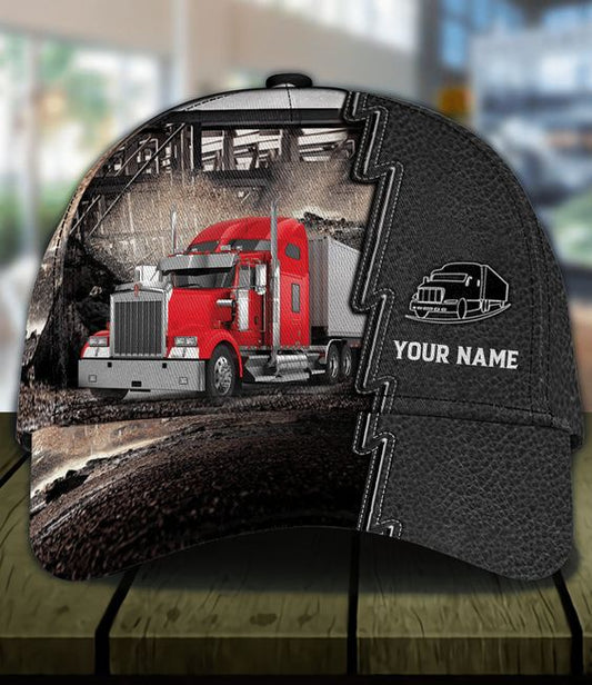 Joycorners Truck Customized Name 3D Cap