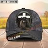 Joycorners Classic Christian Horse & Cross Embossed Western Style Personalized Name Cap (8 Breeds)