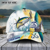 Joycorners Fishing Skinfish Water Sport Pattern Personalized Name 3D Cap (11 Breeds)