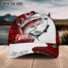 Joycorners Fishing Red Dark Pattern Sport Pattern Personalized Name 3D Cap (11 Breeds)