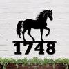 Personalized Name Horse Metal Sign