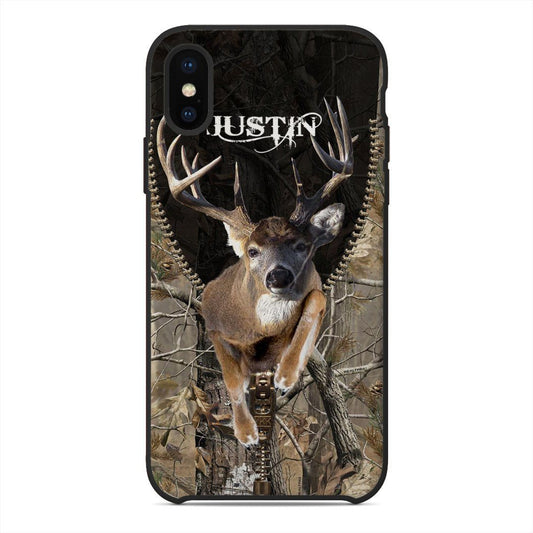 Joycorners Deer Hunting Personalized Name Phone Case LM1012