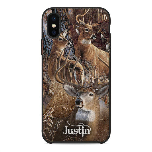 Joycorners Deer Hunting Personalized Name Phone Case