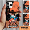 Joycorners Fishing Black Silhouette Personalized Name 3D Phone Case (10 Fish Species)