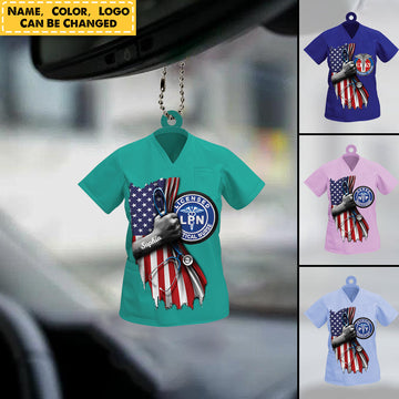 Joycorners Personalized Nurse Uniform Ornament 2D Flat LM1611