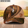 Joycorners Desert Sunset Horse Leather Style Personalized Name Cap (9 Breeds)