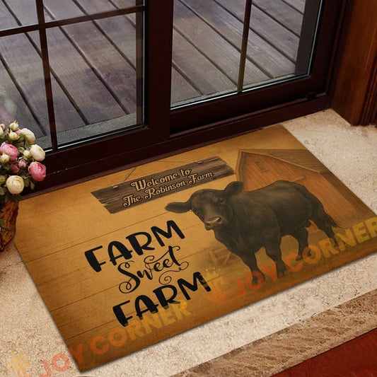 Joycorners Farm Sweet Farm Vintage Doormat (12 Cattle Breeds)