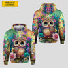 Joycorners Owl Flowers - Personalized Hoodie and Leggings LM2811