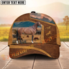 Joycorners Western Ranch Horse Landscape Personalized Name Cap (9 Breeds)