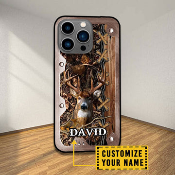 Joycorners Deer Hunting Lover Personalized Name Phone Case LM1012