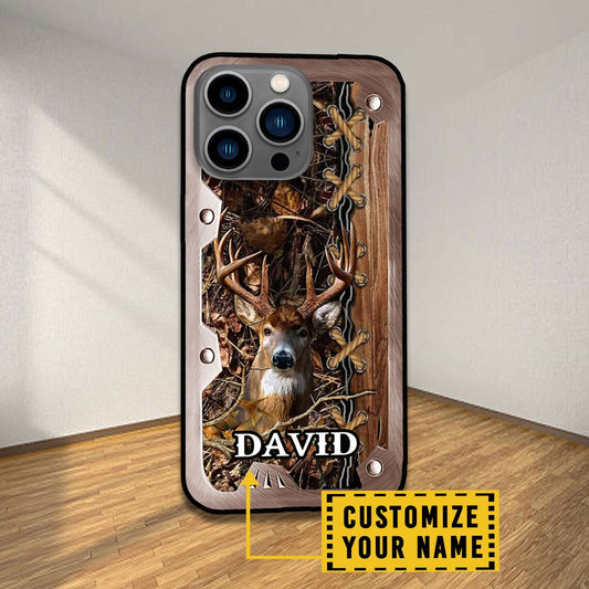 Joycorners Deer Hunting Lover Personalized Name Phone Case LM1012