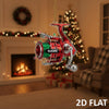 Joycorners Personalized Fishing Reel 2D FLAT Ornament, Custom Fisherman Christmas Decor, Fishing Lover Xmas Tree Gift, Angler Holiday Ornament
