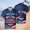 Joycorners Custom Name America 250 Years Semiquincentennial Hawaiian Shirt Style 1