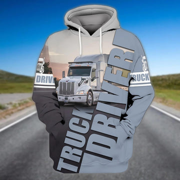 Joycorners Trucker Shirt /Trucker Sweatshirt / Trucker Hoodie / Truck Driver Shirt | Trucking Shirt / Trucker Driver 3D Full Print Sweatshirt LM2209