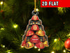 Joycorners Personalized Firefighter Christmas 2025 Ornament, Custom Firefighter On Duty Acrylic Ornament, Fireman Dad Gift, Christmas Firefighter Gifts 2D Flat LM1711