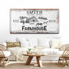 Joycorners Farmhouse Personalized Name Canvas Cattle Ranch Signs