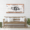 Joycorners Horse Art Ranch Sign Personalized Name Canvas Cattle Ranch Signs