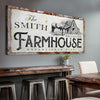 Joycorners Horse Wall Personalized Name Canvas Cattle Ranch Signs