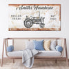 Joycorners Tractor Personalized Name Canvas Cattle Ranch Signs