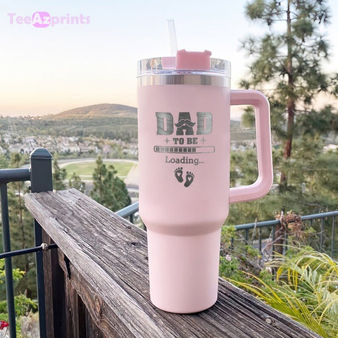 Joy corners Pink Dad To Be Loading Handle Cup